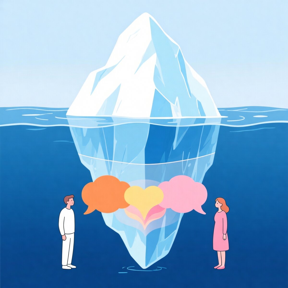 婚前必修課：用沙維雅「冰山對話」深度溝通價值觀差異