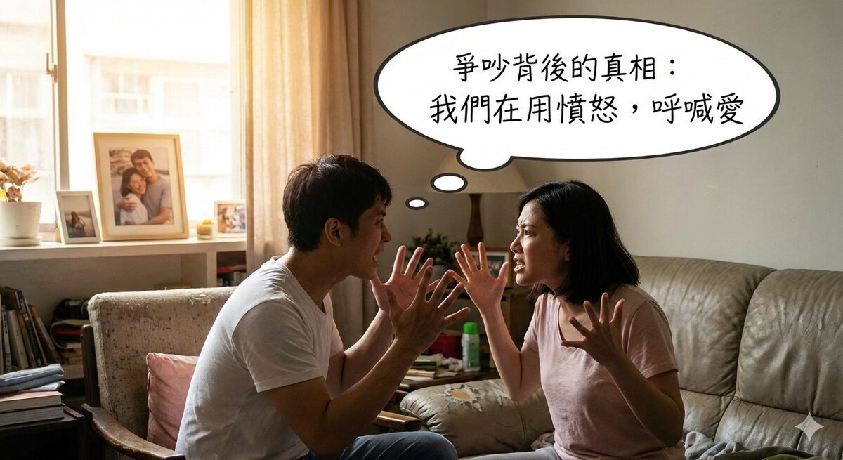 爭吵背後的真相：我們在用憤怒，呼喊愛