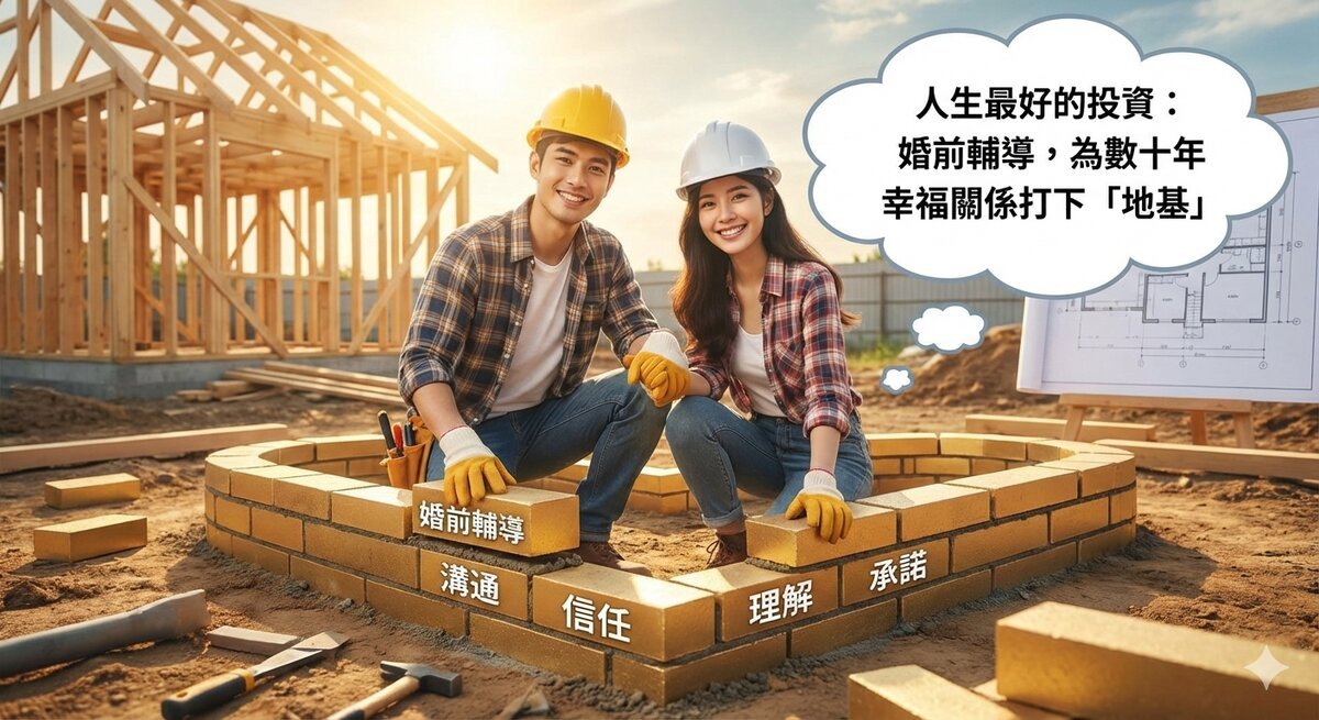 人生最好的投資：婚前輔導，為數十年幸福關係打下「地基」